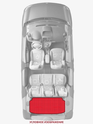 ЭВА коврики «Queen Lux» багажник для Toyota Caldina